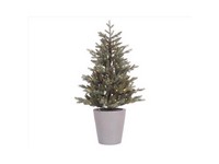 Celebrations 4 ft. Full LED 80 ct Misty Allison Pine Christmas Tree