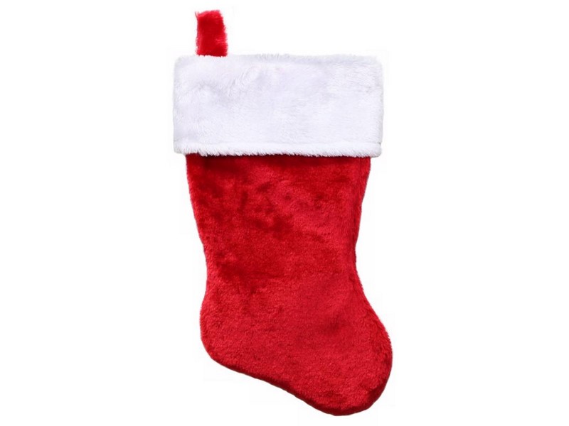 Dyno Red/White Plush Indoor Christmas Decor