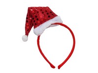 Dyno Sequin Santa Hat Headband Polyester 1 pk