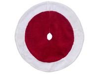 Dyno Red Plush Tree Skirt Christmas Decoration