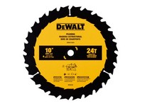 DeWalt 10 in. D X 5/8 in. S Carbide Tipped Circular Saw Blade 24 teeth 1 pc