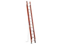 Werner 24 ft. H Fiberglass Telescoping Extension Ladder Type IA 300 lb. capacity