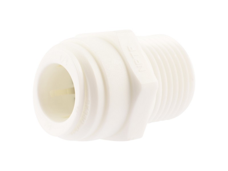 SharkBite Push to Connect 1/2 in. OD  T X 1/2 in. D MIP  Polypropylene Threaded Adapter