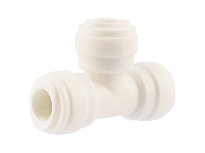 SharkBite Push to Connect 3/8 in. OD  T X 3/8 in. D OD  Plastic Tee