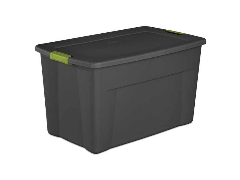 Sterilite 35 gal Gray Storage Tote 18.625 in. H X 32.5 in. W X 19.75 in. D