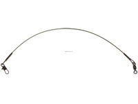 Eagle Claw 12" Steel Leader 30lb Test Black