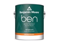 Benjamin Moore Ben Satin/Pearl Base 1 Paint and Primer  Interior 1 gal