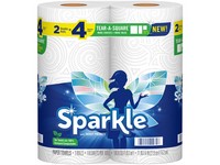 Sparkle Tear-A-Square Paper Towels 110 sheet 2 ply 2 pk