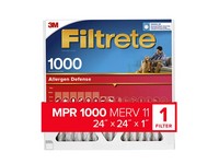 3M Filtrete 24 in. W X 24 in. H X 1 in. D 11 MERV Pleated Allergen Air