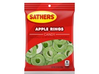 Sathers Chuckles Apple Rings Gummi Candy 3-3/4 oz