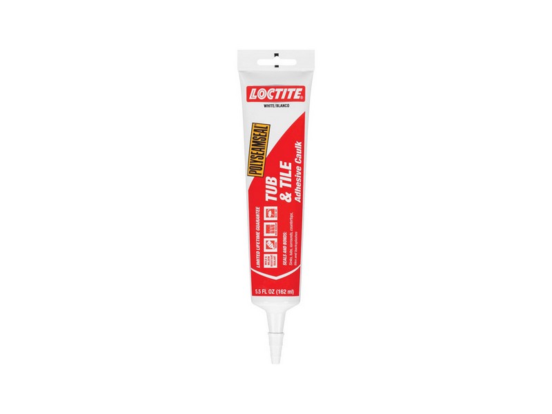 Loctite Polyseamseal White Acrylic Latex Kitchen and Bath Adhesive Caulk 5.5 oz