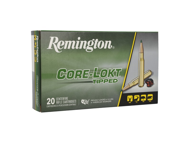 Remington RT308WC Core-Lokt Tipped Rifle Ammo 308 Win, 180 Gr, 2640 fps, 20