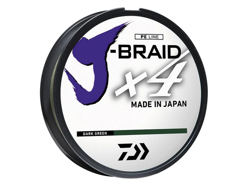 Daiwa J-Braid x4 Dark Green 150yds