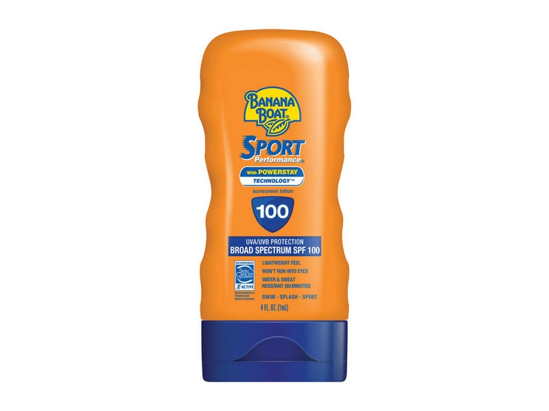 Banana Boat Sport Performance No Added Fragrance Scent Sunscreen Lotion 4 oz 1 pk
