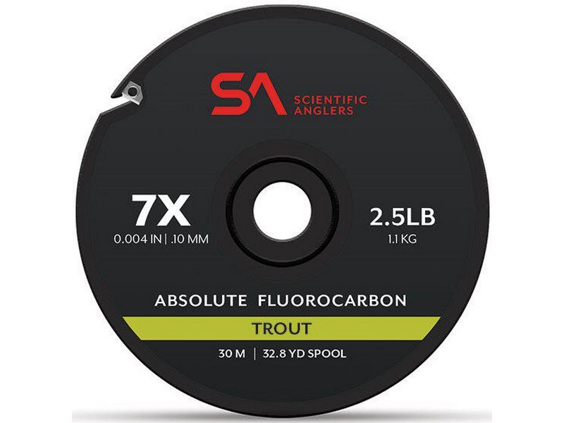 Scientific Anglers Absolute Fluorocarbon Clear Tippet 30 Meters