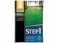 Scotts Step 1 Crabgrass Preventer 28-0-7 Annual Program Lawn Fertilizer For Multiple Grass Types 150