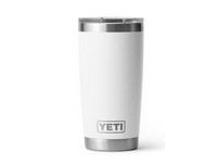 YETI Rambler 20 oz White BPA Free Tumbler with MagSlider Lid