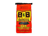 B&B Charcoal All Natural Oak Hardwood Charcoal Briquettes 17.6 lb