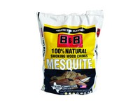 B&B Charcoal Mesquite Wood Smoking Chunks 549 cu in