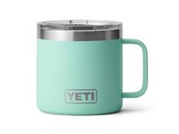 YETI Rambler 14 oz Seafoam BPA Free Mug with MagSlider Lid