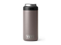 YETI Rambler 12 oz Colster Gray BPA Free Slim Can Insulator