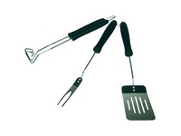 Grill Mark Stainless Steel Blue Grill Tool Set 3 pc