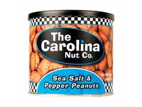The Carolina Nut Company Sea Salt and Pepper Peanuts 12 oz Can