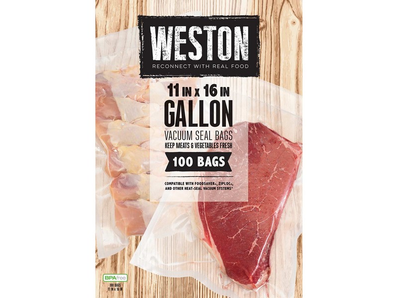 Weston Gallon 11in x 16in Vacuum Bags - 100 Count