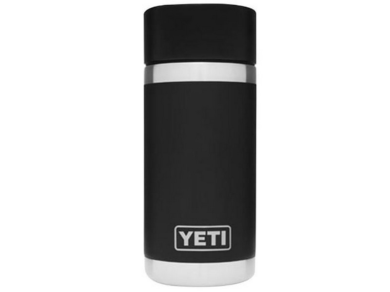 YETI Rambler 12 oz Black BPA Free Bottle with Hotshot Cap