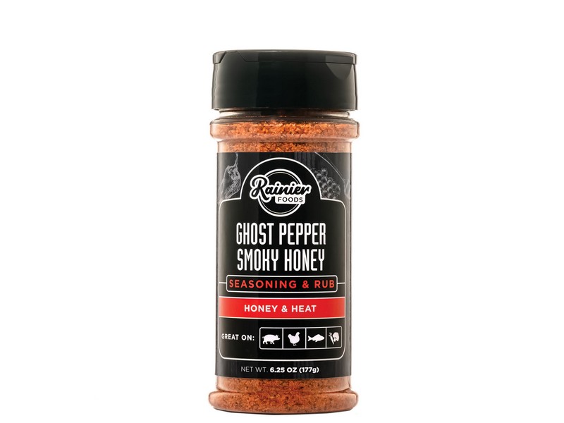 Rainier Foods Ghost Pepper Smoky Honey Seasoning & Rub 6.25oz