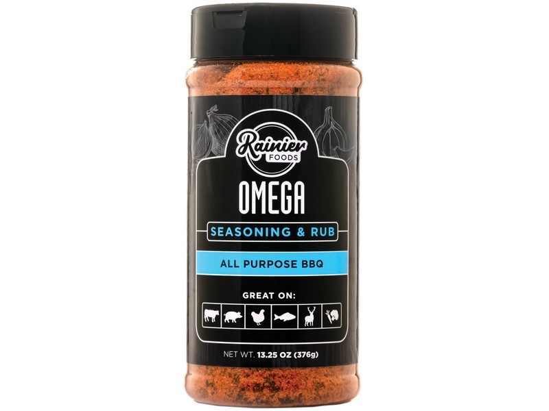 Rainier Foods Omega Seasoning & Rub 13.25oz.