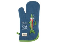Lazy One Asleep at the Reel Oven Mitt