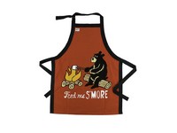 Lazy One Feed Me S'more Bear BBQ Apron Red