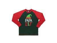 Lazy One Papa Elf Long Sleeve PJ Tee