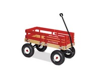 Radio Flyer Toy Wagon Wood Red