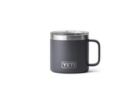 YETI Rambler 14 oz Charcoal BPA Free Mug with MagSlider Lid