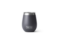YETI Rambler 10 oz Charcoal BPA Free Wine Tumbler with MagSlider Lid