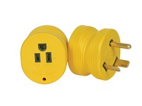 Camco Power Grip 30 amps RV Electrical Adapters 1 pk