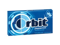 Orbit Sugar Free Peppermint Chewing Gum 14 pc