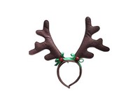 Dyno Brown Christmas Antlers With Bows Indoor Christmas Decor