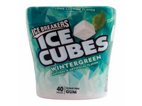Ice Breakers Ice Cubes Wintergreen Chewing Gum 40 pc
