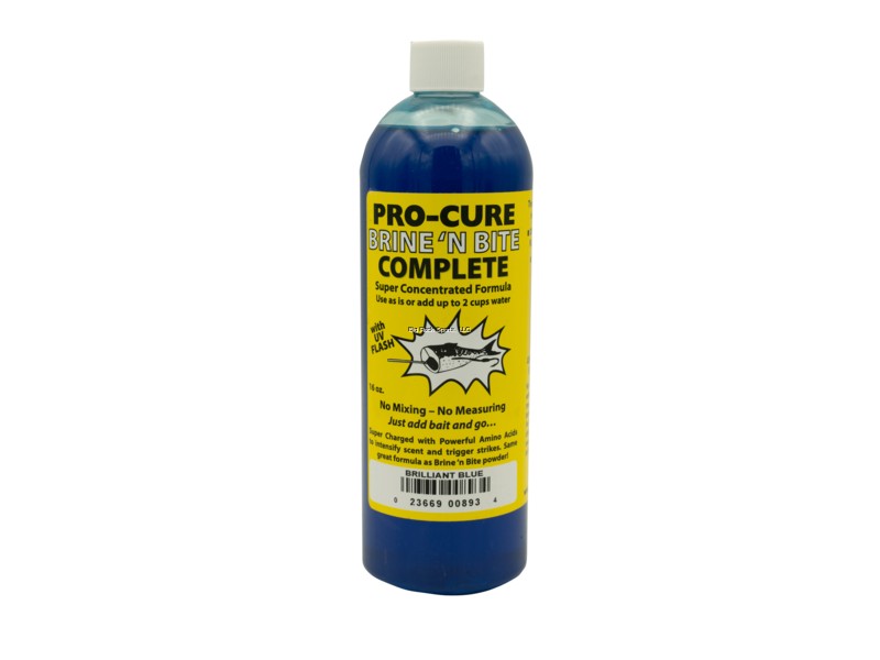 Pro-Cure Brine 'N Brite Liquid Blue 16oz.