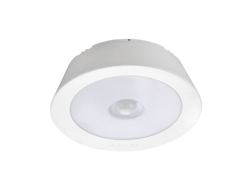 Mr. Beams 1.93 in. H X 6.3 in. W X 6.3 in. L White LED Ceiling Light