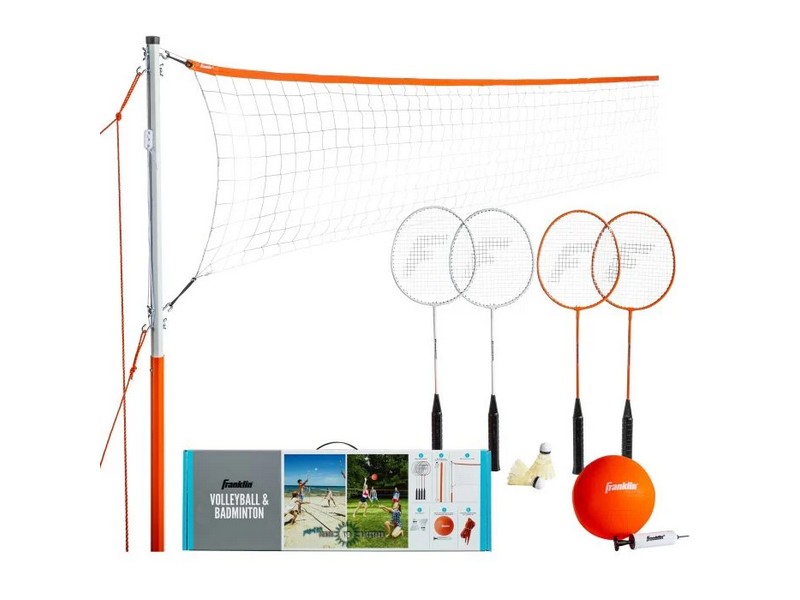 Franklin Starter Volleyball and Badminton Set