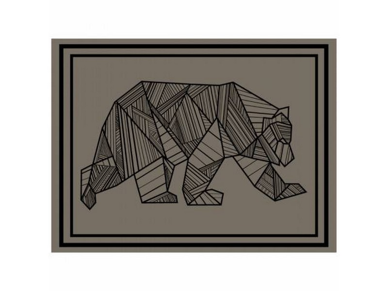 Kuma 12ft x 9ft Outdoor Bear Themed mat