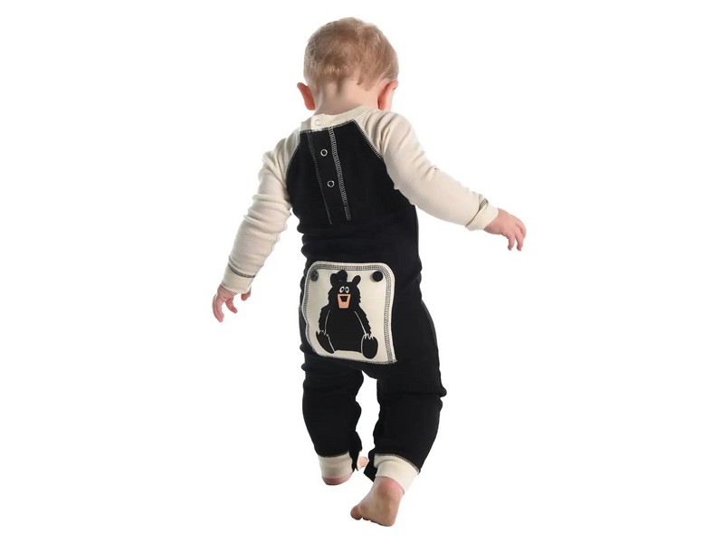 Lazy One Baby Bear Infant Onesie Flapjack