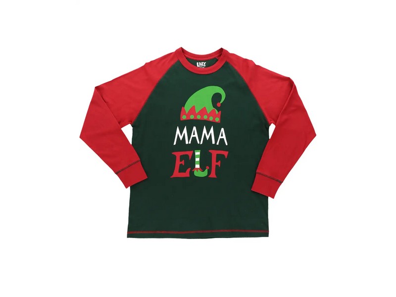 Lazy One Mama Elf (Men's Sizing) PJ Tee