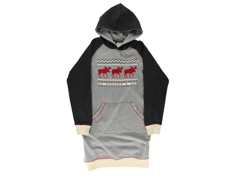 Lazy One Womens Cabin Moose Sleep Hoodie