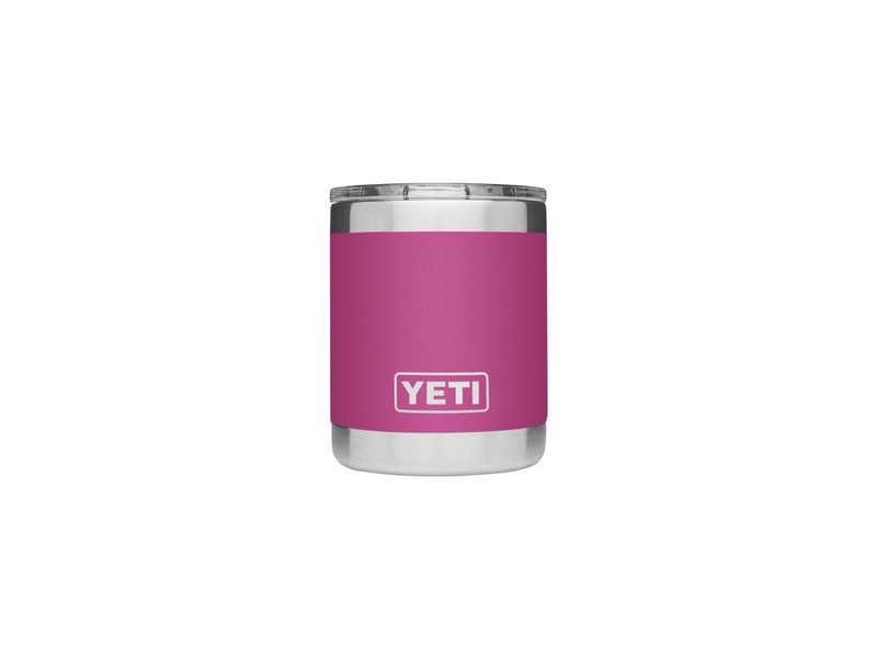 YETI Rambler 10 oz Lowball Prickly Pear Pink BPA Free Tumbler with MagSlider