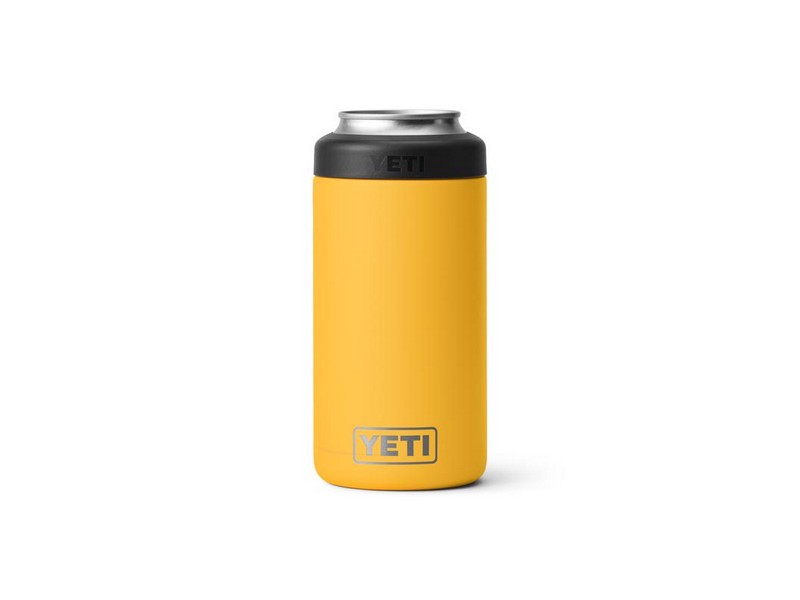 YETI Rambler 16 oz Colster Alpine Yellow BPA Free Tall Can Insulator